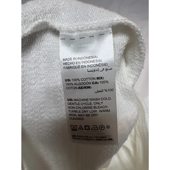 CHICO’S Zynergy textured crop pants Size M /1  (BB) NWT - Picture 7 of 7